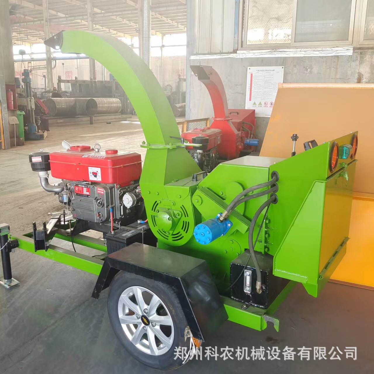 6130型柴油移动树枝粉碎机 大型果园林碎枝机树枝叶粉碎机粉碎机K