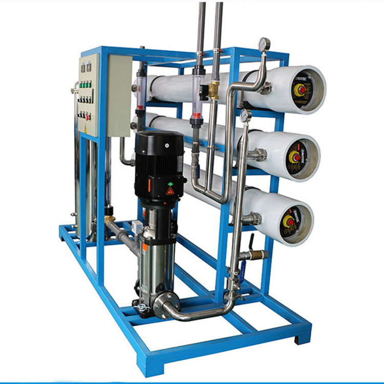 厂家推荐直供6吨小时单级反渗透 食品饮料净水设备大型纯净水机组