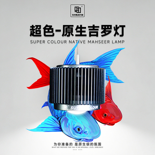 马印筒灯吉罗灯专用全光谱LED鱼缸灯爆藻增艳吉罗鱼增色超色筒灯