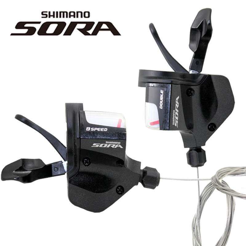 SHIMAN禧马诺3500 R3000公路车平把指拨折叠车改装2X9速18速变速