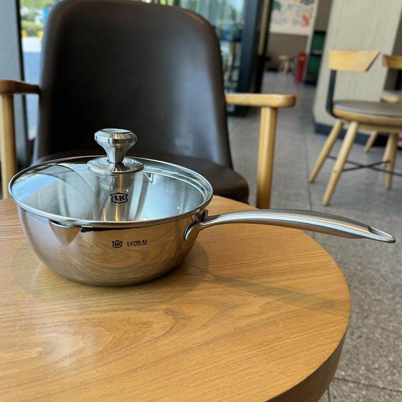 18-10三层钢小资锅炒菜锅炖煲汤锅多用平底煎锅电磁炉无涂层,3C数码配件,其它配件,淘宝优惠券,粉丝福利购,淘宝优惠卷