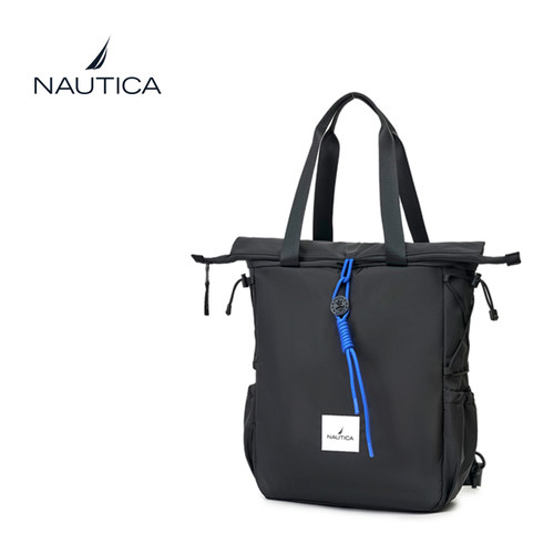 NAUTICA黑色双肩包男女电脑背包