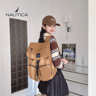 NAUTICA/诺帝卡男女生上班通勤双肩包大学生书包旅行轻便背包旅游