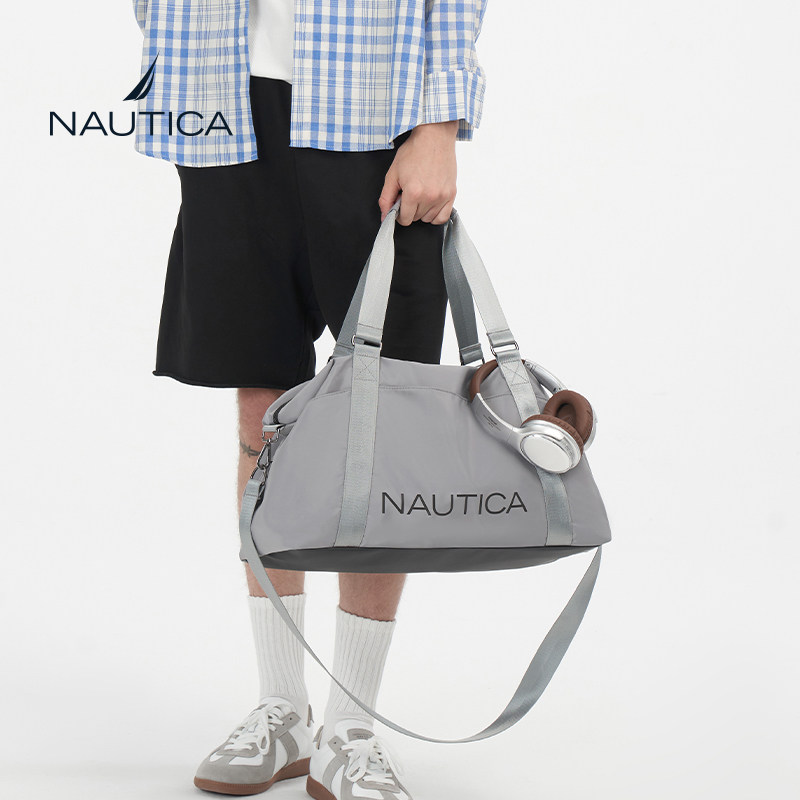 NAUTICA大容量健身斜挎手提包