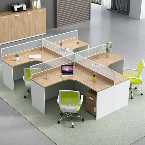 职员办公桌椅组合屏风卡座员工位办公家具厂家4人6人隔断工作桌子