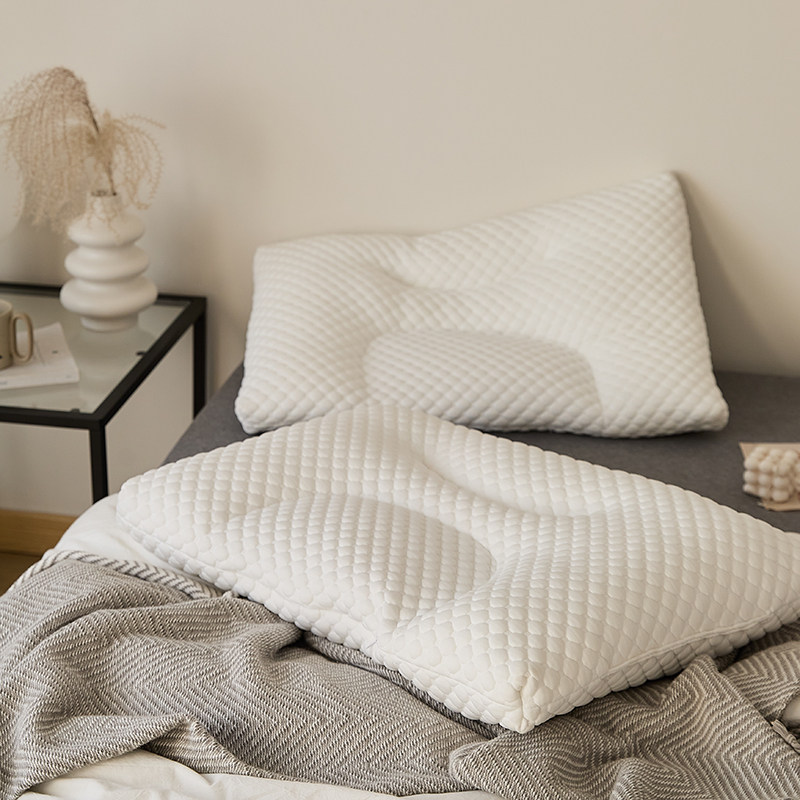 大豆纤维枕头低枕护颈椎助睡眠矮枕儿童I枕芯家用单人整头一对拍2