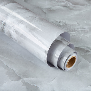 大卷100米厨房贴纸防水防油大理石自粘墙纸瓷砖灶台桌面保护贴膜