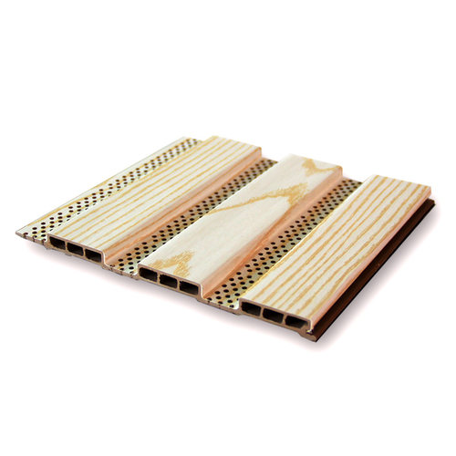 生态木大小长城吸音板会议室吊顶墙面护墙板实木多层木质隔音穿孔