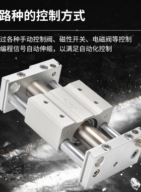 三杆无杆气缸亚德客型RMT10 152025 3240X100200300400 500600800