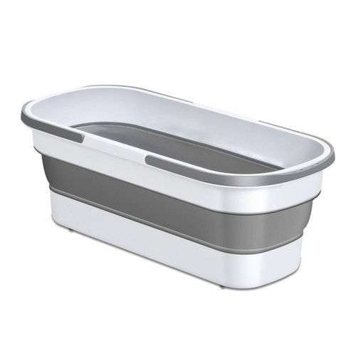 可折叠拖把桶平板拖把水桶家用拖地伴侣涮洗拖布塑料收纳手提水盆