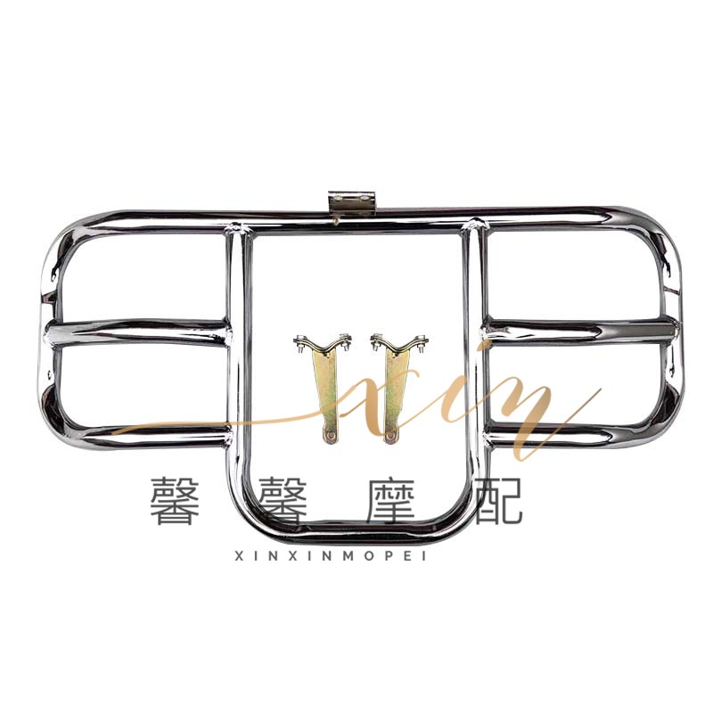 嘉陵70摩e托车前保险杠保护杠防摔棒保护架加厚加粗改装通用