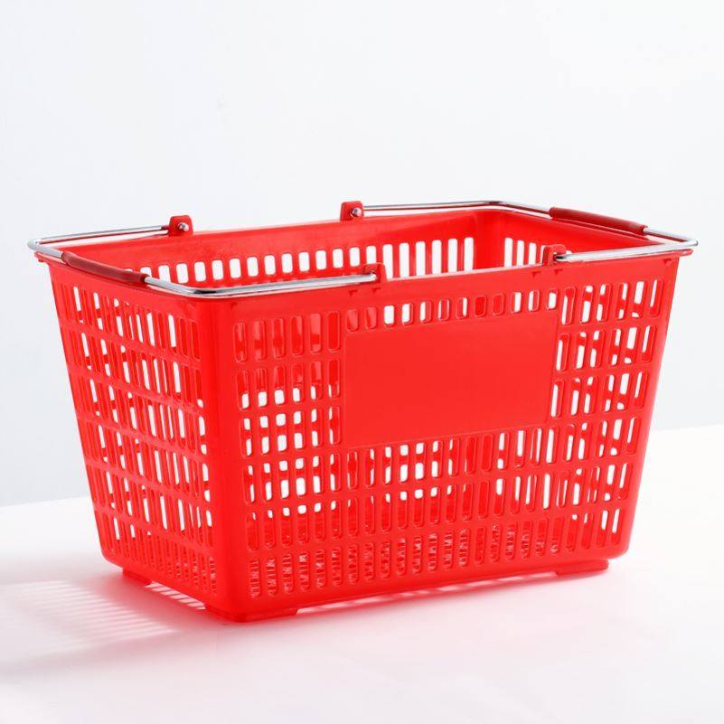 超市购物篮加厚塑料筐KTV手提篮子生鲜果蔬筐菜篮子加大零食篮子,商业/办公家具,购物篮,淘宝优惠券,粉丝福利购,淘宝优惠卷
