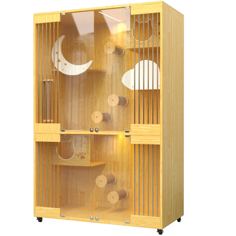 猫别墅室内家用猫笼子木猫柜超大自由空间猫舍猫屋猫咪窝猫房子,宠物/宠物食品及用品,猫笼子/猫别墅,淘宝优惠券,粉丝福利购,淘宝优惠卷