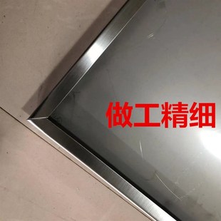 农村锅台白d钢台面农村灶台不锈钢面农村锅灶白钢台面锅台白钢台