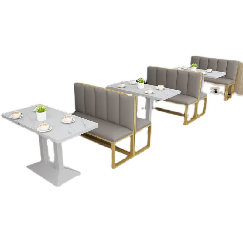 双人卡座奶茶店咖啡店甜品店铁艺卡座沙发餐桌椅组合复古风格定制,商业/办公家具,卡座,淘宝优惠券,粉丝福利购,淘宝优惠卷