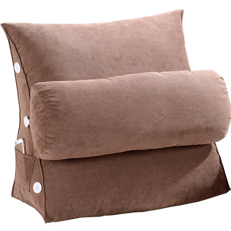 三角床头大靠垫办公室腰靠背垫床上护颈靠枕沙发抱枕靠垫