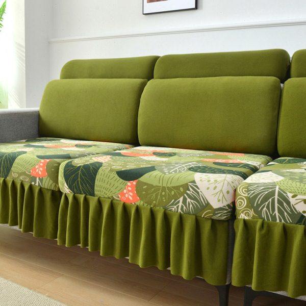 印花裙边遮丑防踢弹力沙发套罩全包围防滑防尘扶手巾大靠背套夏季,居家布艺,沙发套,淘宝优惠券,粉丝福利购,淘宝优惠卷