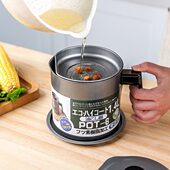 油瓶 不锈钢过滤网储油罐大容量装 川岛屋日式 油壶家用厨房油罐壶