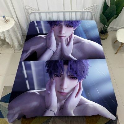 定制恋与深空床单祁煜黎深沈星回宿舍床笠动漫被单床垫家用保护套