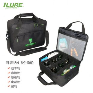 爱路亚纺车轮包 水滴轮卷线器电动渔轮收纳包 淡水海钓渔具装备