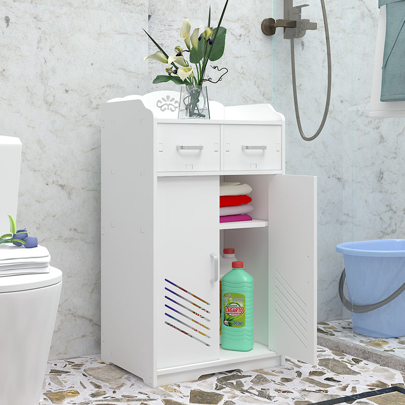 卫生间置物架落地式储物柜子厕所马桶免打孔家用洗手间浴室收纳架