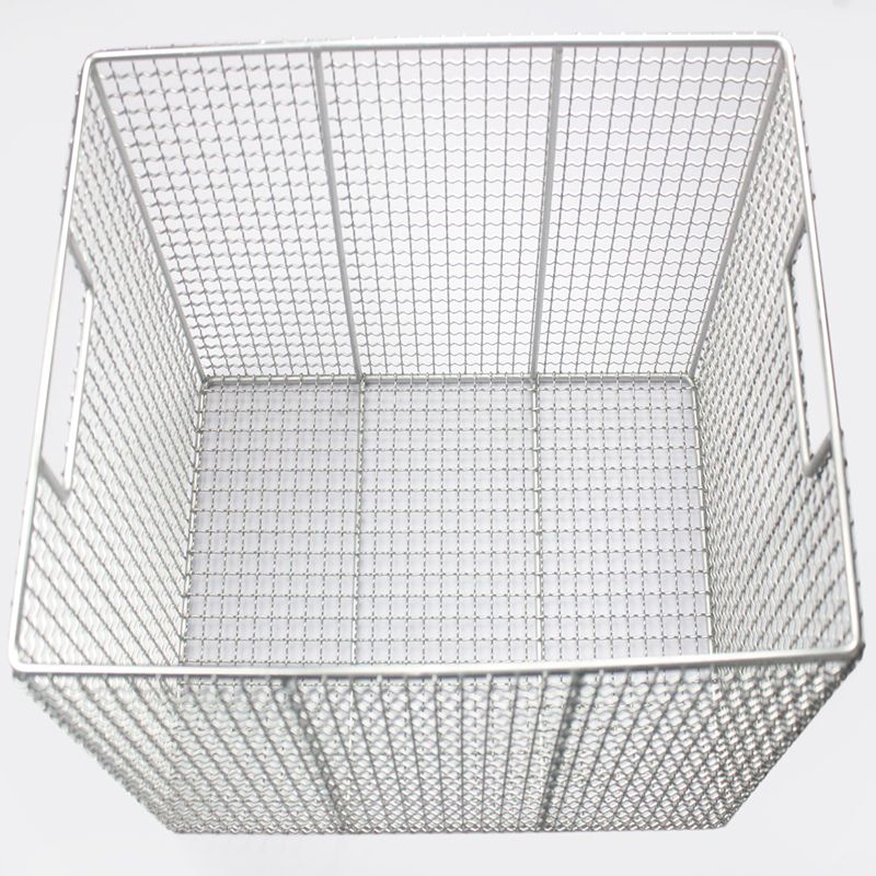304不锈钢网篮超声波长方形网筐沥水筐器械消毒筐粗清洗篮 密框篮