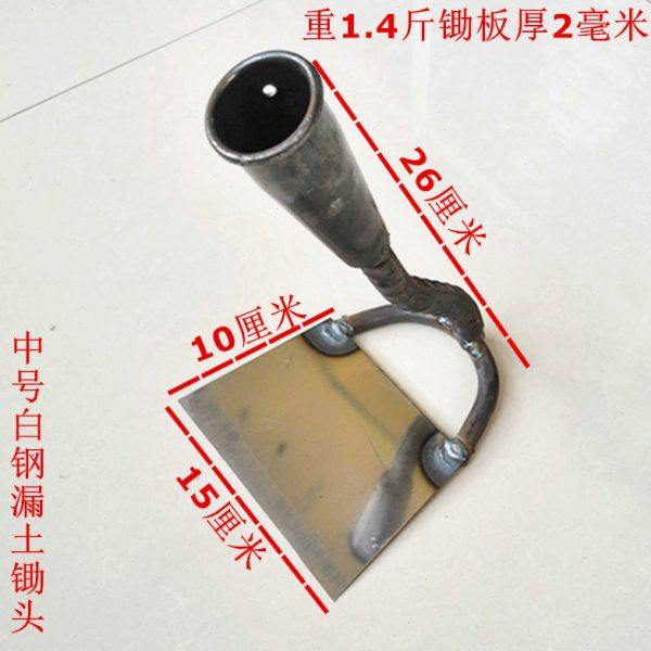 锄头全钢农具大号加厚翻地除草家用白钢花锄园艺工具挖土农用锄头,农机/农具/农膜,锄头,淘宝优惠券,粉丝福利购,淘宝优惠卷