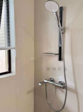 九牧稀物营造新品 新一代高配款冷热花洒套装淋浴无顶喷极简配件