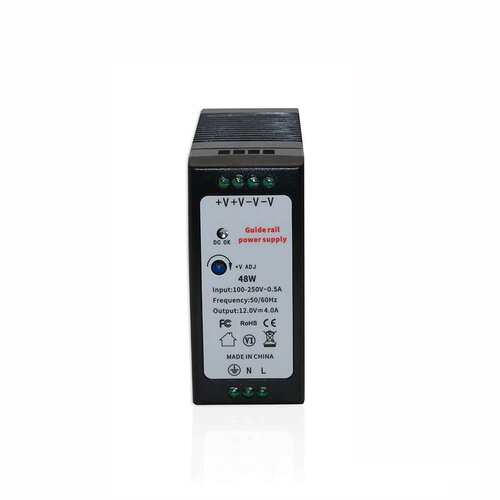 陆视安（SGD-48-12）工业级导轨开关电源导轨安装48W12V4A输出