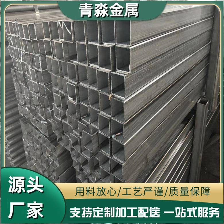 现货180*180方管 可定非标大口径无缝方管 Q2355B黑方管一支起订