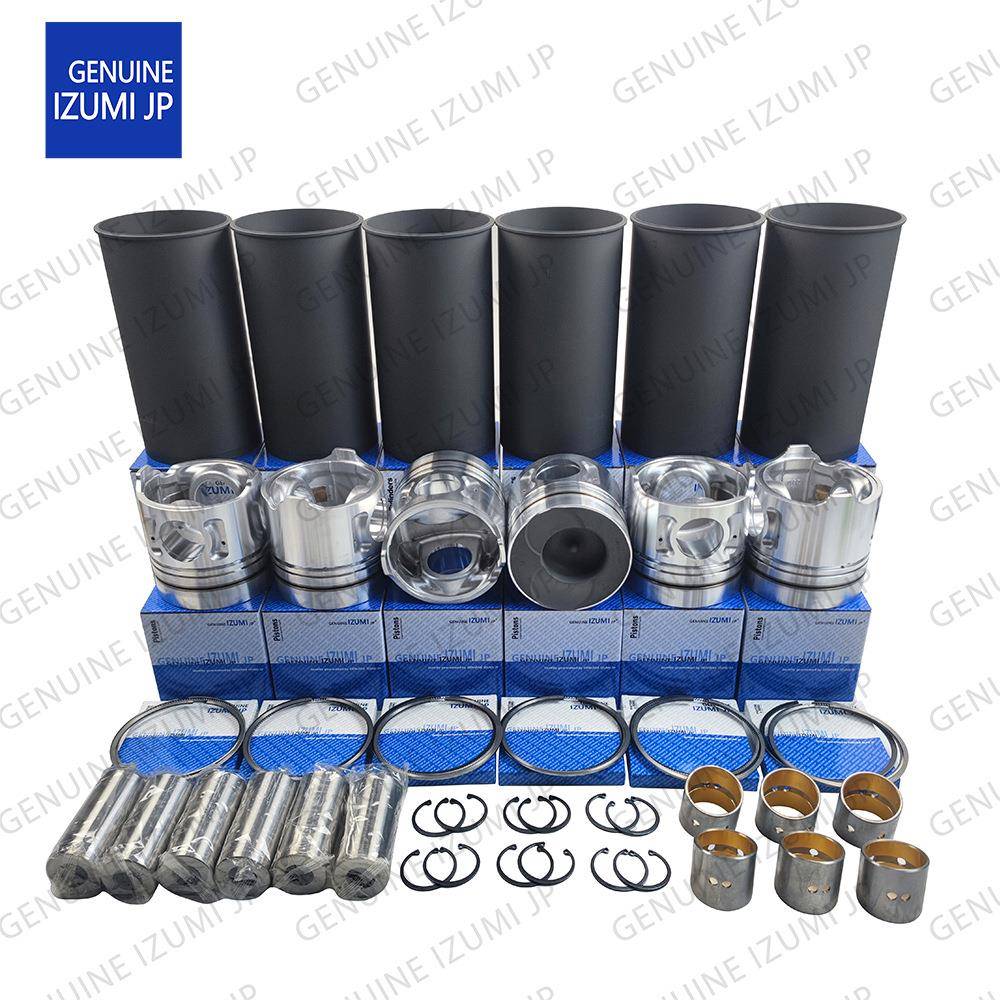 挖掘机 发动机配件 尼桑适用 缸套组件 IZUMI PF6 12011-96964