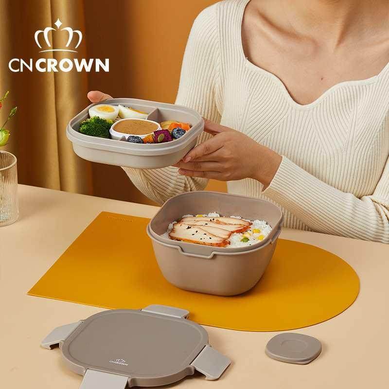 轻食沙拉碗饭盒大容量双层分格便当盒微波炉加热便携上班族,清洗/食品/商业设备,风口/风叶/风机配件,淘宝优惠券,粉丝福利购,淘宝优惠卷