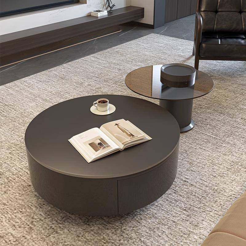 意式轻奢极简岩板客厅家用圆形玻璃茶几现代小户型桌子组合高级感,清洗/食品/商业设备,风口/风叶/风机配件,淘宝优惠券,粉丝福利购,淘宝优惠卷