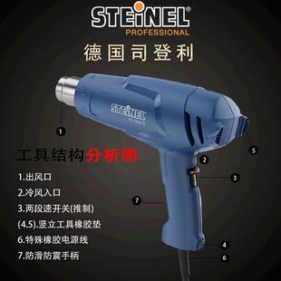 德国STEINEHL-1620S新款司登利热风枪工业热风筒调温调风