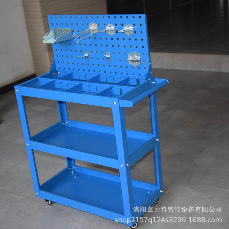 汽修工具车维修三层推车收纳架车间移动零件车周转车手推车