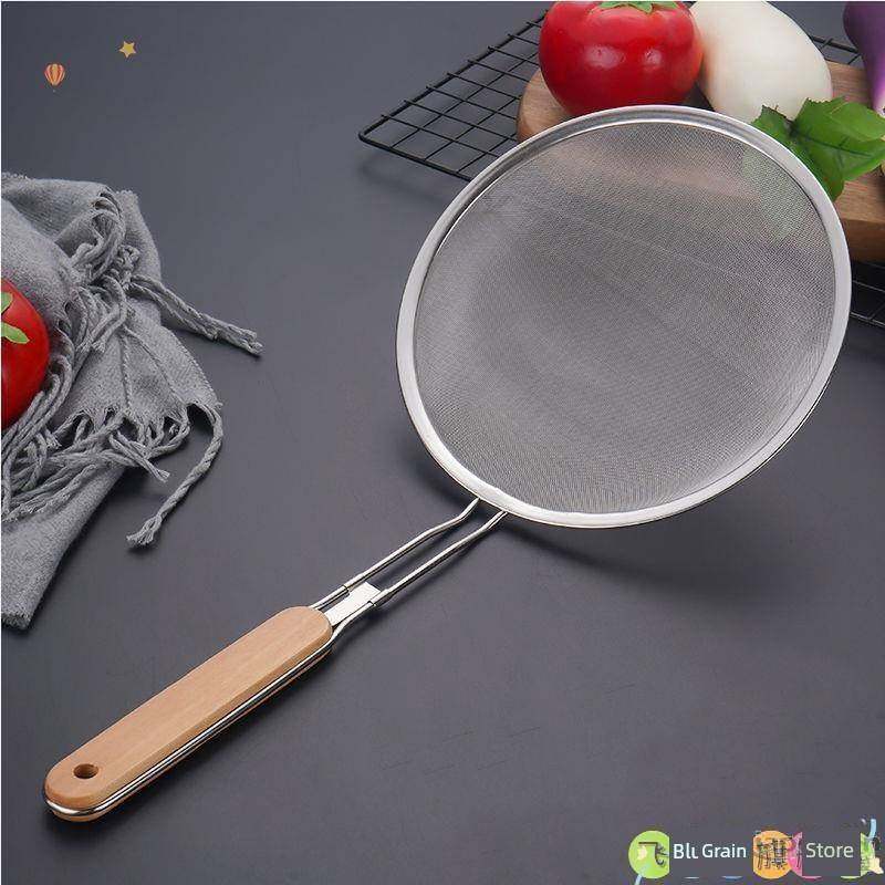 【官方旗舰】100目不锈钢漏勺过滤网304豆浆过滤隔渣细网火锅撇油