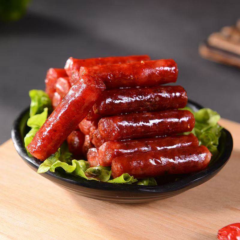 腊肠开袋即食小香肠麻辣解馋小零食广式风味肠