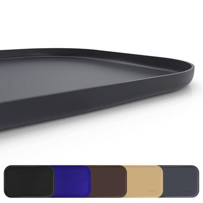 Waterproof Silicone Pet Feeding Mat with Raised Edge for