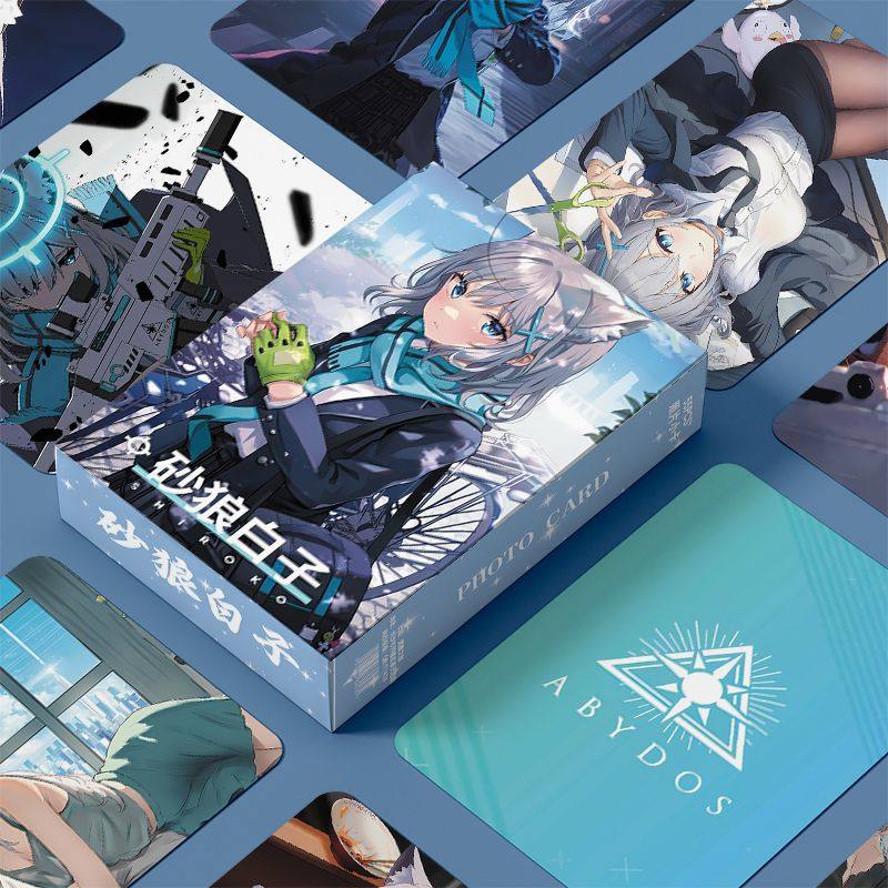 砂狼白子个人周边盒装58张三寸镭射圆角LOMO卡拍立得收藏蔚蓝档案,文具电教/文化用品/商务用品,贺卡/明信片,淘宝优惠券,粉丝福利购,淘宝优惠卷