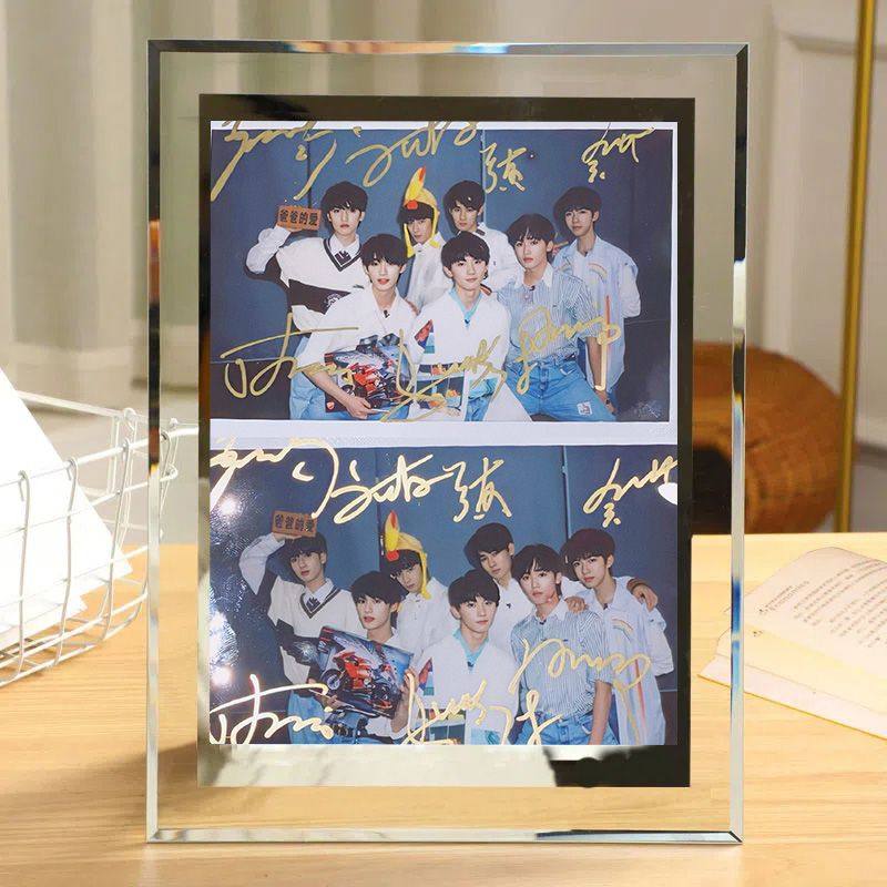 TNT时代少年团宋亚轩diy玻璃水晶相框创意像框时代少年团桌面摆件,家居饰品,相框/画框,淘宝优惠券,粉丝福利购,淘宝优惠卷