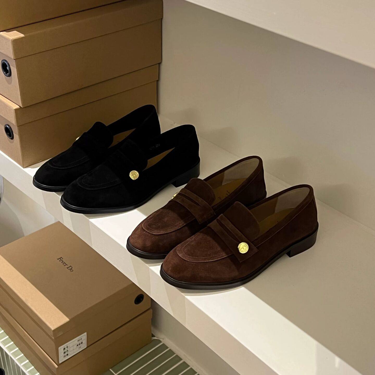 英伦风复古乐福单鞋平底一脚蹬牛津小皮鞋女2025春夏真皮女鞋,女鞋,浅口单鞋,淘宝优惠券,粉丝福利购,淘宝优惠卷