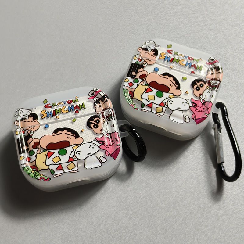 卡通蜡笔小新适用airpods pro耳机保护套苹果无线耳机壳2代3代4代