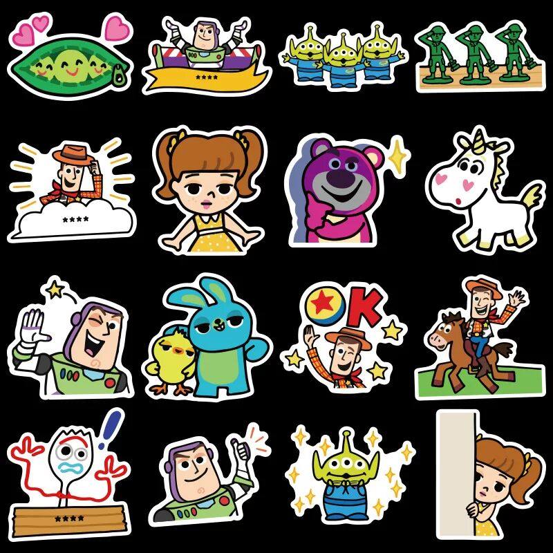 50张玩具总动员贴纸周边手机壳行李箱装饰电动车头盔个性创意贴画,3C数码配件,笔记本个性小贴纸,淘宝优惠券,粉丝福利购,淘宝优惠卷