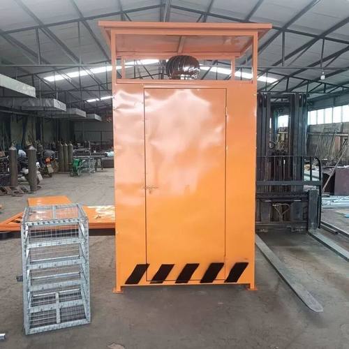 二氧化碳氧气丙烷乙炔瓶存放棚钢管安全储藏防护防雨棚加厚白蓝色