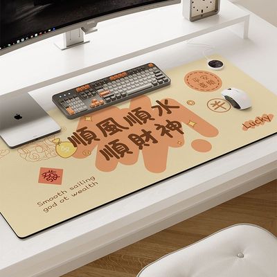 加热鼠标垫超大发热暖桌垫简约办公室电脑桌面垫冬天书桌写字暖手