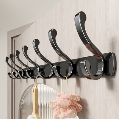进门玄关挂衣钩门后挂衣架墙上壁挂衣服挂钩免打孔入户门衣帽挂架