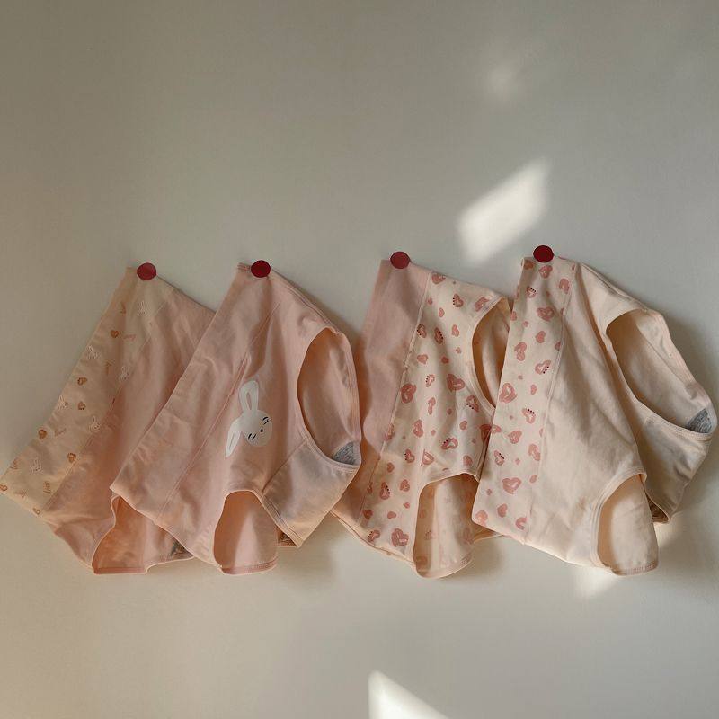 2026爆款日系少女粉色可爱内裤纯棉舒适无痕中腰包臀ins