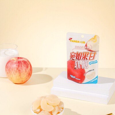 熊仔 PandaKid宛如果甘苹果片水果味软糖儿时网红休闲解馋小零食