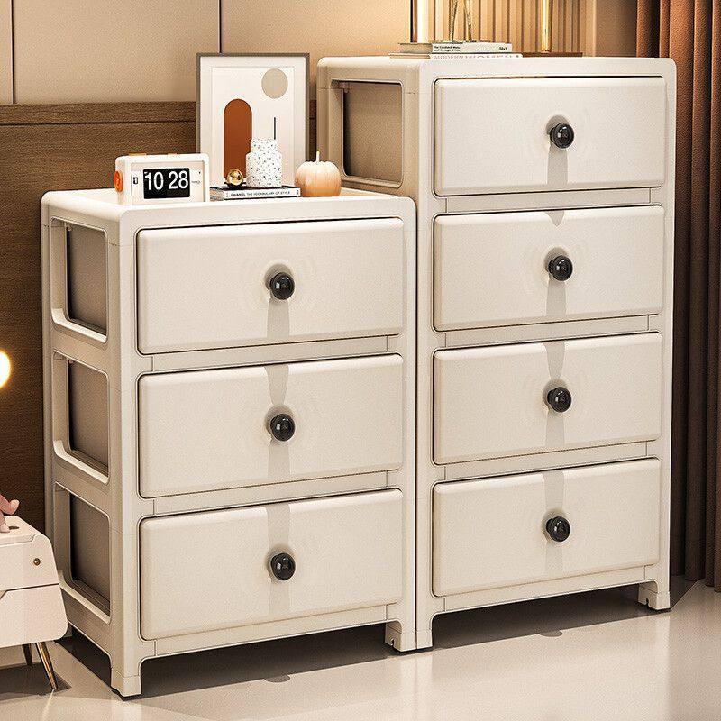 抽屉式收纳柜储物柜塑料多层可移动夹缝柜家用卧室窄款置物床头柜,收纳整理,收纳柜,淘宝优惠券,粉丝福利购,淘宝优惠卷