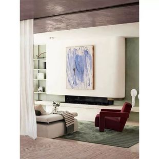 艺术家现代简约轻奢艺术品收藏级装饰画客厅书房办公工作室壁画